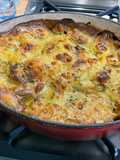 Cocotte de Pommes de Terre, Lard et Poireaux Façon Tofaille