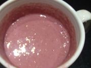 A picture of oat smoothie