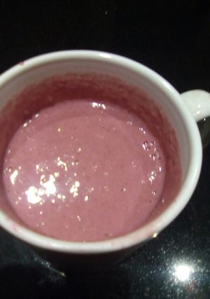 A picture of Yorghut orange smoothie.