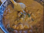 A picture of chickpea brine