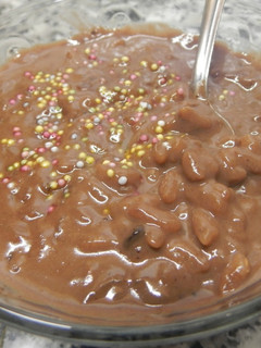 Una foto de Arroz con leche al chocolate