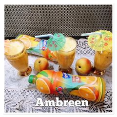 A picture of Fresh peach juice 🥤.