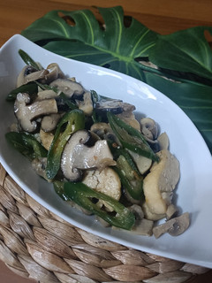 Foto resep Tumis Jamur Tahu Cabe Hijau
