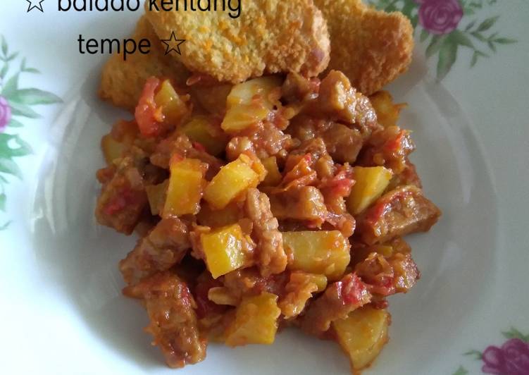 012. Balado Kentang Tempe
