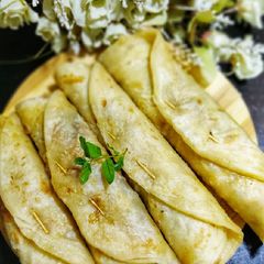 A picture of Chicken Fajita Roll Paratha 😋.