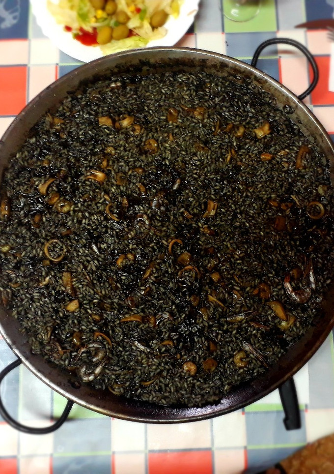 Una foto de Arroz negro