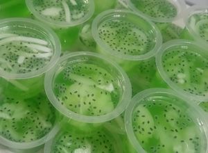 Foto resep Puding melon kelapa selasih