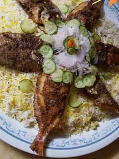 صورة لوصفة رز وسمك 🐟🐟