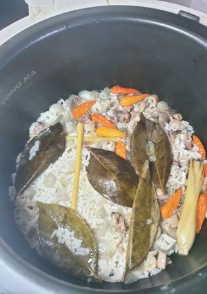 Foto resep Nasi liwet Cumi Asin Simpel