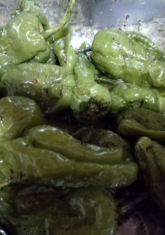 Una foto de Pimientos del padrón sin freír