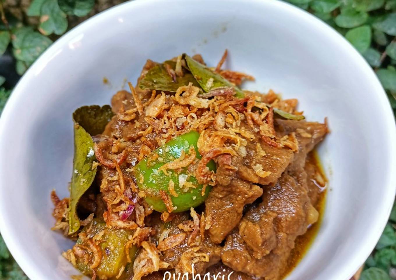 Sate sapi goreng