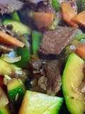 Carne Salteada con Vegetales al Wok