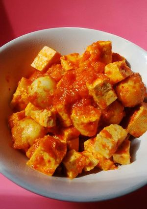 Foto resep Balado Tahu VS Telor Puyuh