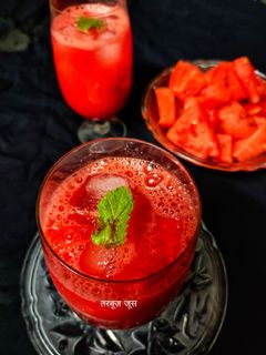 तरबूज़ जूस (tarbuj juice recipe in Hindi) रेसिपी मुख्य फोटो