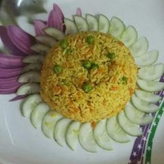 A picture of   Carrot rice.