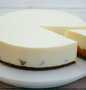 Recipe &#34;No-Bake&#34; Yogurt Cheesecake with cooked sweetened apples the Delicious Can spoil the tongue
