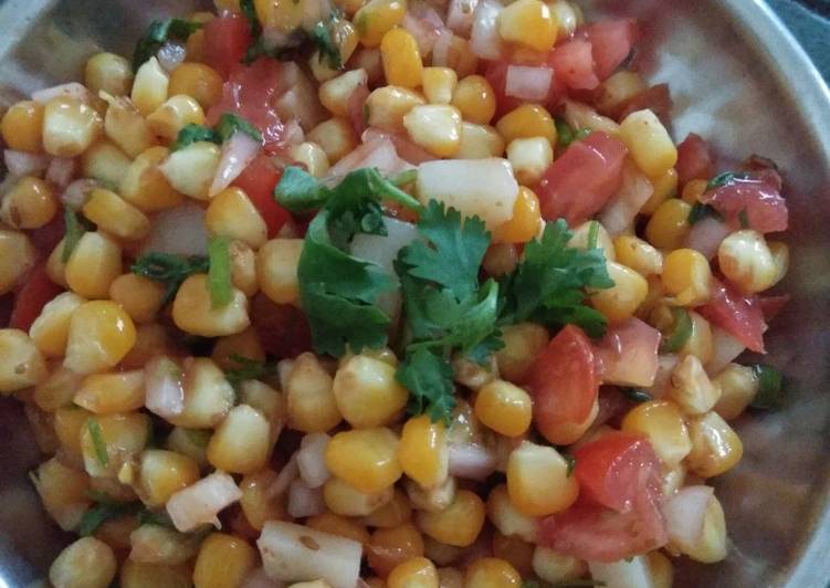 Simple Way to Make Speedy Spicy corn chaat