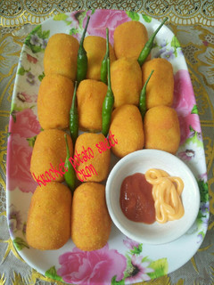 Foto resep Kroket kentang jagung isi daging sapi