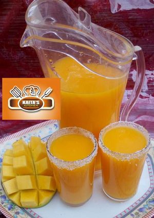 A picture of Mango juice.
