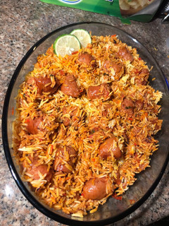 A picture of Sausage Mixed Rice #uniquericerecipe.