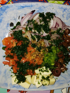 Una foto de Ensalada Mediterránea con Vinagreta de Limón