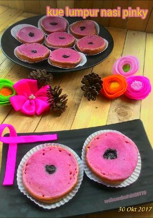 Foto resep Kue lumpur nasi pinky#Pedulikankerpayudara