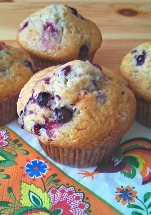 Erdei gyümölcsös muffin recept fotója