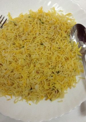 صورة لوصفة رز بنكهة المندي
