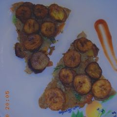 A picture of Plantain frittata.