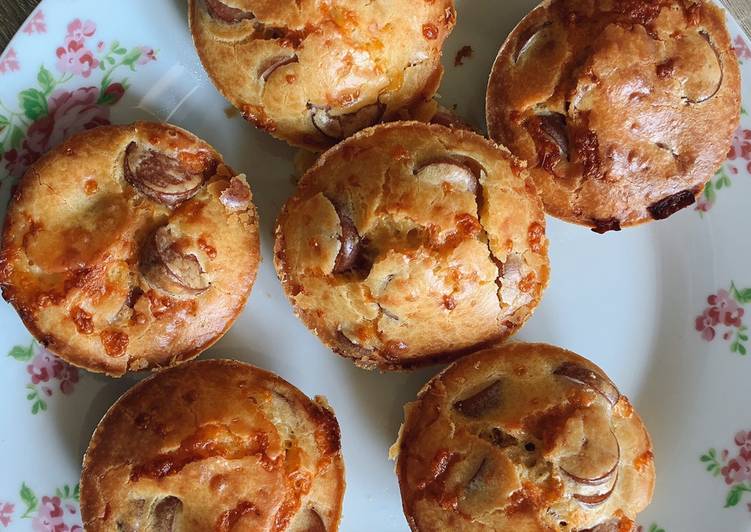 Simple Way to Prepare Super Quick Homemade Muffin salgado de Salsicha