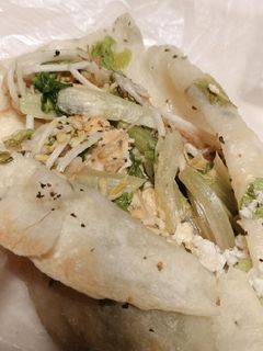 烤胡椒蛋豆芽捲 的食譜成品照片