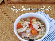 Gambar sup ketam ringkas