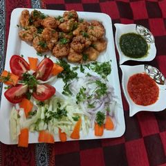 Golden fry prawns/deep fry A picture of Golden fry prawns/deep fry.