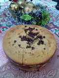 Torta de naranja con relleno de arequipe y chips de chocolate