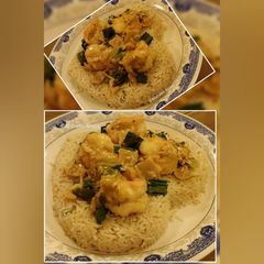 A picture of Buttery Garlic Mushrooms Prawns.