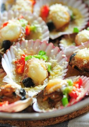 烤起司扇貝 的食譜成品照片