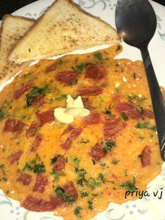 A picture of Tomato Omelette.