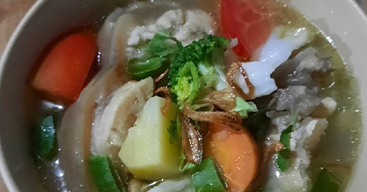 Resep Sop Kaki Sapi Dan Sayuran Oleh Idha Midayanthi Cookpad