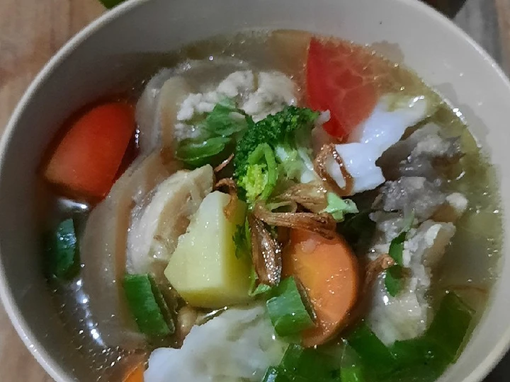 Cara Gampang Membuat Resep Sop Kaki Sapi dan Sayuran Anti Ribet, Sempurna