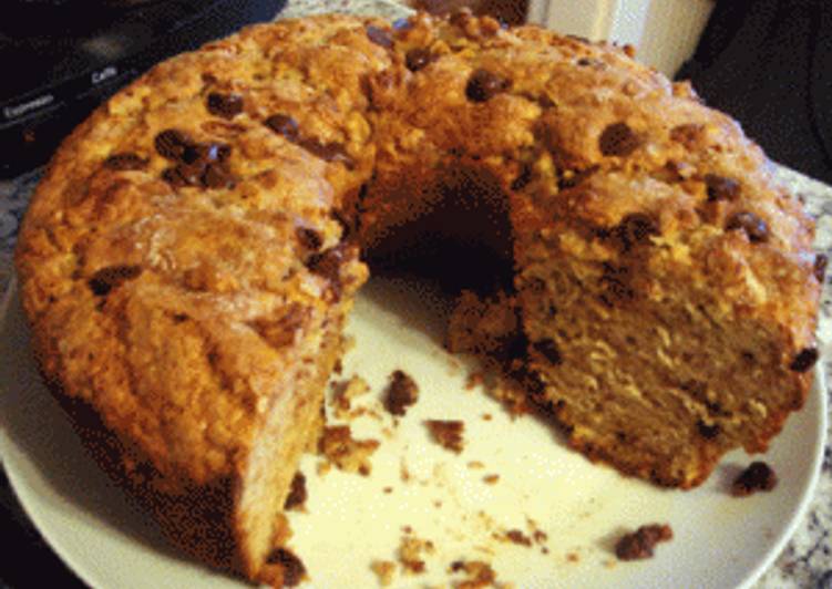 Steps to Prepare Homemade Banana Sour Cream Coffee Cake