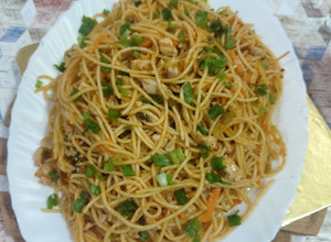 A picture of Chicken Spaghetti.