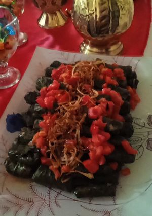 عکسی از دستور دلمه برگ