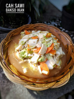 Foto resep Cah Sawi Bakso Ikan