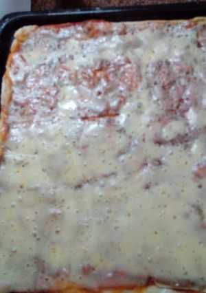 Una foto de Pizza Muzzarella