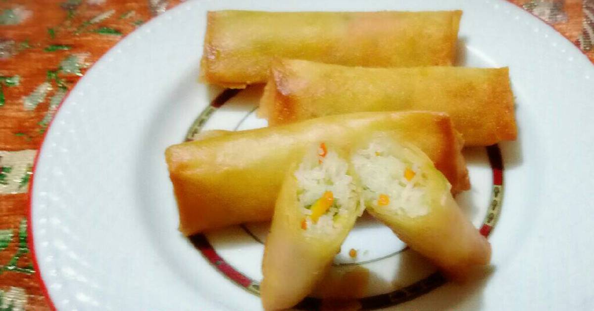 Resep Lumpia Goreng Isi Bihun Sayur Pedaas oleh 🌻 Resep Lumpia Goreng Isi Bihun Sayur Pedaas oleh 🌻