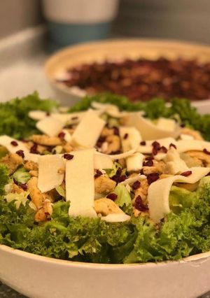 صورة لوصفة سلطة السيزر 🥬💗