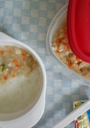 Foto resep MPASI 8mo+ Nasi Lembek Chicken Cream Soup