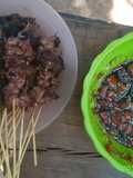Sate kambing bumbu kecap