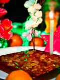 এগলেস অরেঞ্জ ফ্রুটস কেক (eggless orange fruit cake recipe in Bengali)