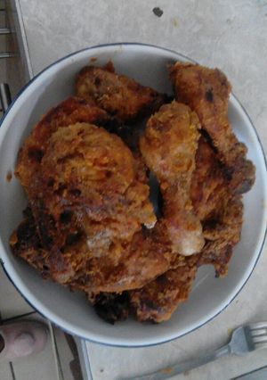 A picture of Fried chicken.